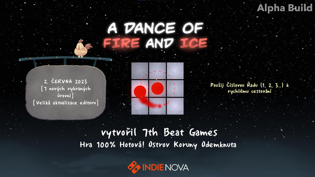 The main screen of the game in the czech language.